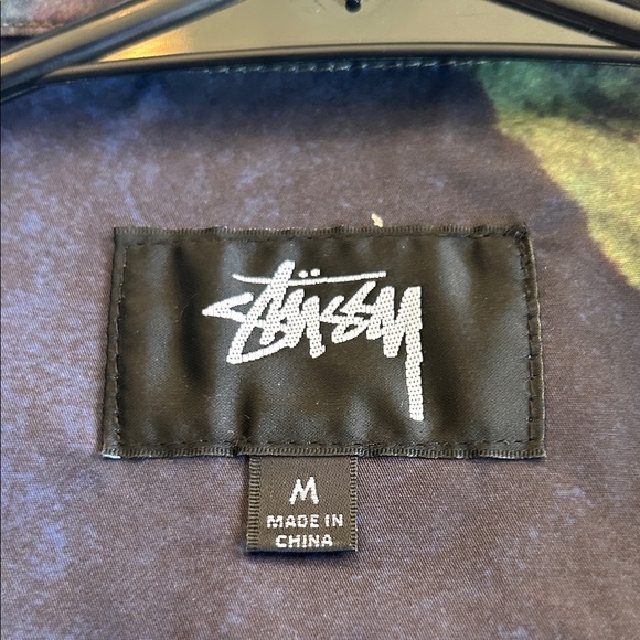 Stussy Blue and Gray Hooded Jacket NA - Picture 2 of 5